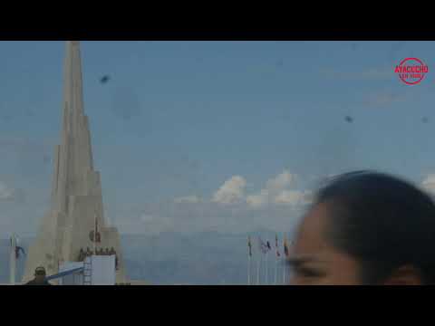 Desde la Pampa de Ayacucho - Escenificación de la batalla  de Ayacucho