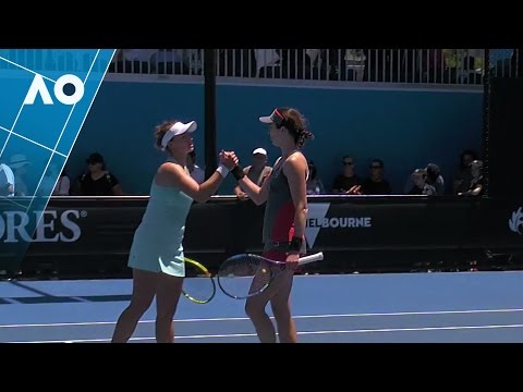 Irigoyen/Soylu v Krejcikova/Voskoboeva match highlights (1R) Australian Open 2017