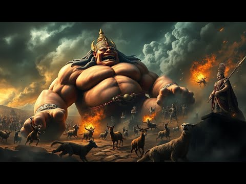 2️⃣3️⃣ Kumbhakarna, The Sleeping Giant – Ravana’s brother joins the war