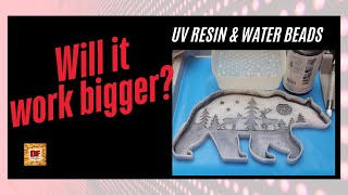 UV Resin And Water Beads WILL IT WORK BIGGER? | UV Resin Crafts | UV Resin Art | Plus A Giveaway