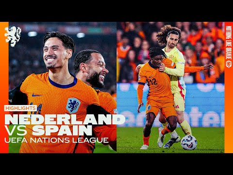 CLASH ONE ⚔️ in the #NationsLeague quarter-final! 🇳🇱🇪🇸 | Highlights Nederland - Spain