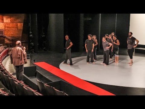 Ο Τερζόπουλος αναφέρεται στην τεχνική εκπαίδευση των ηθοποιών κατά την προετοιμασία για δοκιμή του θιάσου της παράστασης Αντιγόνη του [[#Σοφοκλή [Sophocles]#]]. Wilma Theater, Φιλαδέλφεια, Η.Π.Α. (2015).&nbsp;