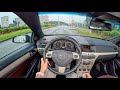 2006 Opel Astra H Cabrio 1 9 CDTI 150HP 0 100 POV Test Drive 1744 Joe Black