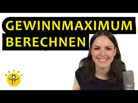 Gewinnmaximum berechnen Monopol – Wirtschaftsmathematik, Gewinnfunktion aufstellen