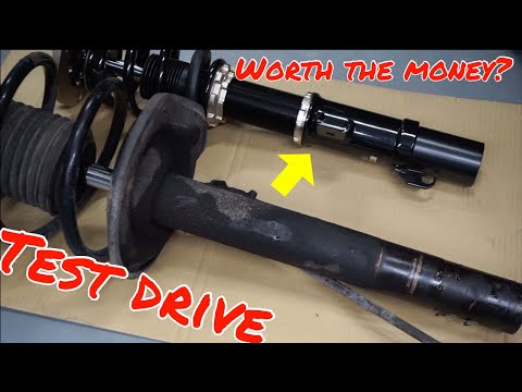 Road testing our new BC racing Coilovers. Did it make the car too stiff? +Future plans for the E38.