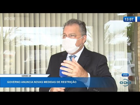 Governo anuncia novas medidas de restrição contra o Coronavirus no Piauí 22 02 2021