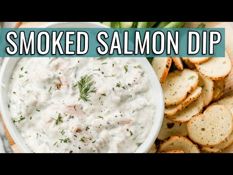 EASY Party Appetizer | Creamy Smoked Salmon Dip