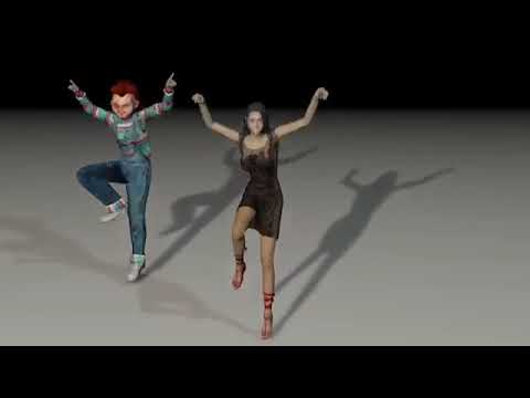 Nurien MStar, 3D dance moves 2 (.c4d)