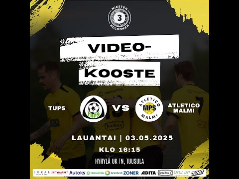 Huippuhetket: TuPS - Atletico Malmi 3.5.2025