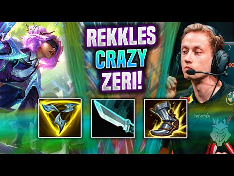 REKKLES CRAZY GAME WITH ZERI! - KC Rekkles Plays Zeri ADC vs Draven! | Season 2022