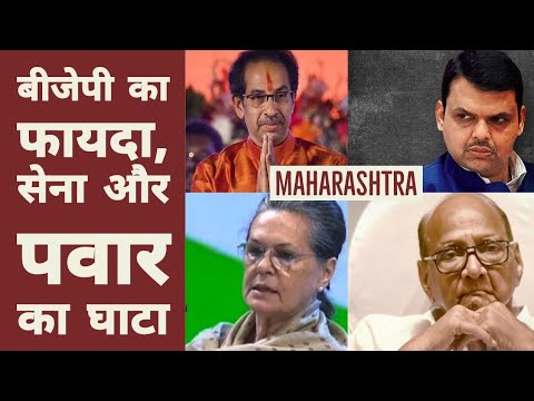 Maharashtra : अभी BJP का नुकसान पर भविष्य का फायदा, Shiv Sena व NCP का घाटे का सौदा | Congress Video