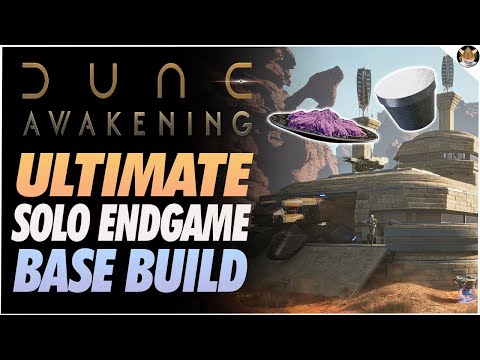 Dune Awakening Ultimate Endgame Base Build and Location for Solo Player! ~BEST HAGGA ENDGAME BASE~