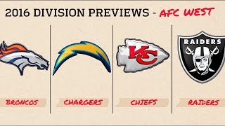 AFC West 2016 Preview | Move the Sticks | NFL by NFL