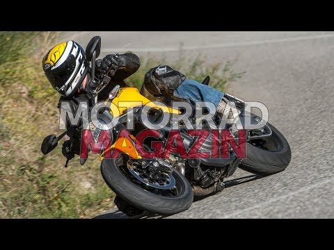 Ducati Monster 821 2018 in the Motorradmagazin test video