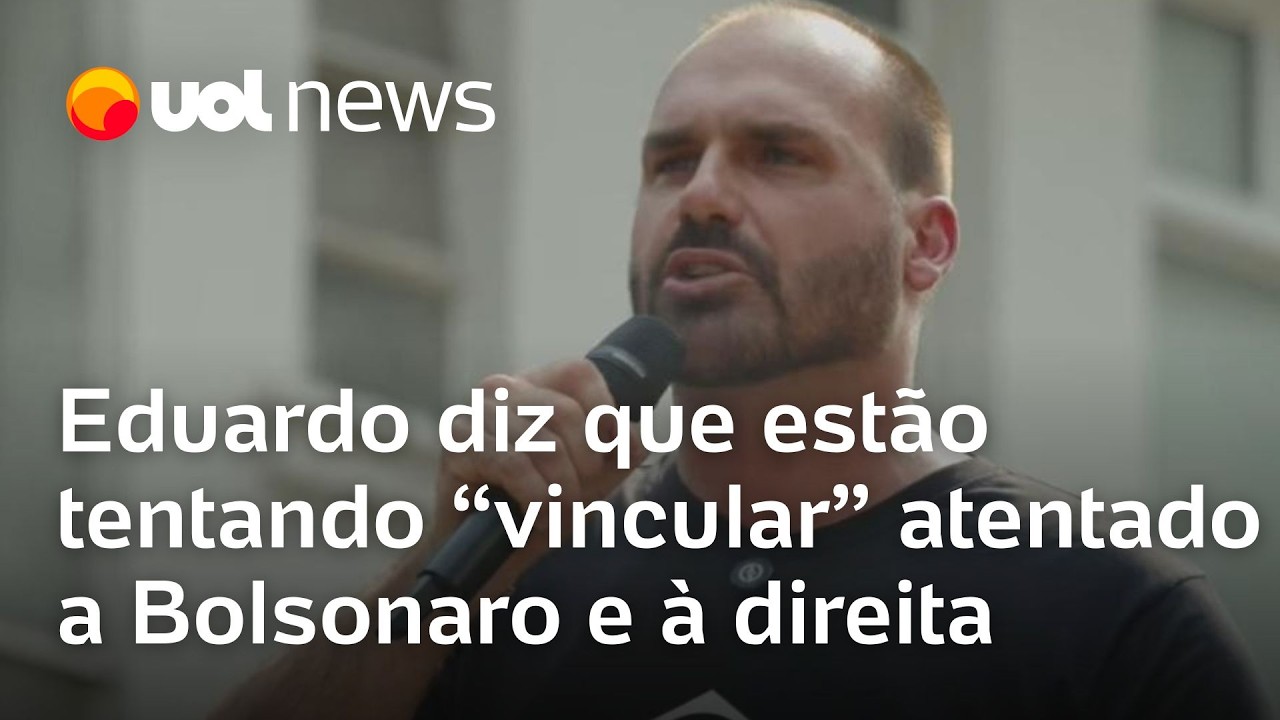Eduardo Bolsonaro fala em 'propósito malicioso' de usar atentado a bomba no STF contra PL da Anistia