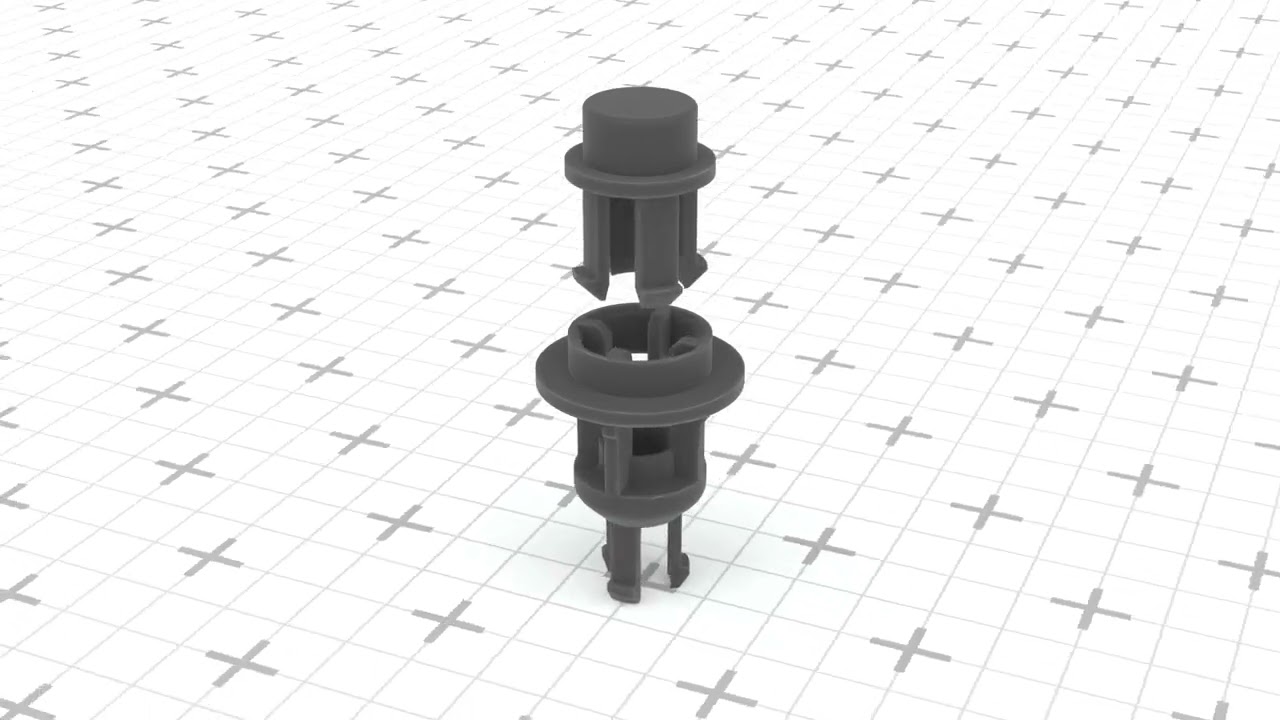MIN Coper Oil Filter Housing Drain Plunger Spring Repair Kit 3D Print Model