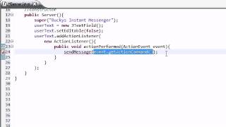 Intermediate Java Tutorial - 39 - GUI for Bucky Instant Messenger