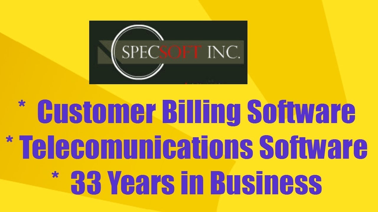The best custom software for the telecommunications industry in Nebraska SpecSoft
