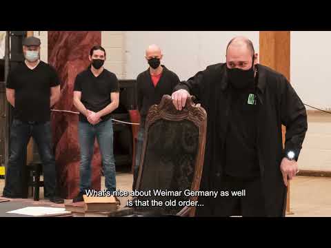 Thumbnail of the video: Bartlett Sher on Rigoletto