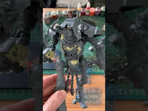Craziest warhammer 40k kitbash! Cerastus knight castigator x great unclean one convert #deathguard