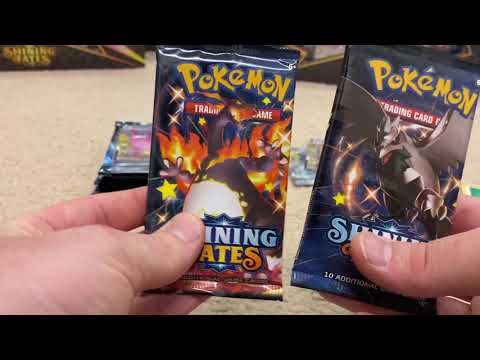 POKEMON SHINING FATES PREMIUM COLLECTION BOX DRAGAPULT VMAX AND CROBATVMAX OPENING! CHARIZARD HUNT!