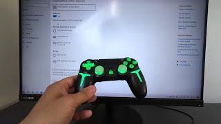 How to connect GAMINJA joystick (aka controller or gamepad) to a Windows computer (PC) via bluetooth