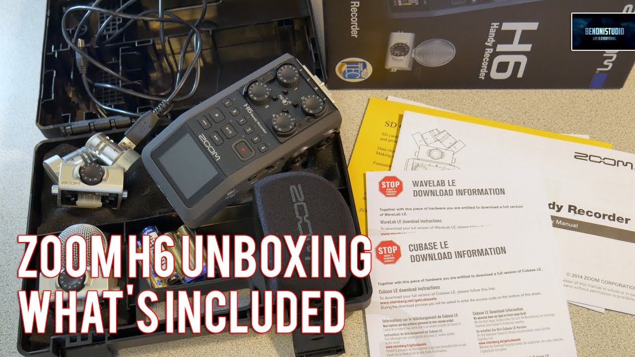 ZOOM H6 HANDY RECORDER UNBOXING | WHAT'S INCLUDED