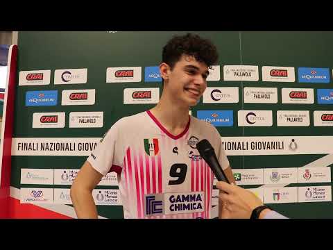 FNG Crai U17 M: la felicità di Tommaso Barotto al termine della semifinale vinta dai Diavoli Rosa