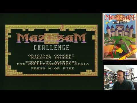 Retro Coleco Homebrew Games (Mazezam, Kungfu Master, Hole In One, Robee Blaster) Sept 2017