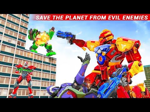 Shark Robot Car Game - Tornado Robot Bike Games 3d Game Hippo Studio Gameplay #5