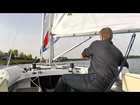 Saffier 23 mit Genacker auf  Bartels Endlosroller