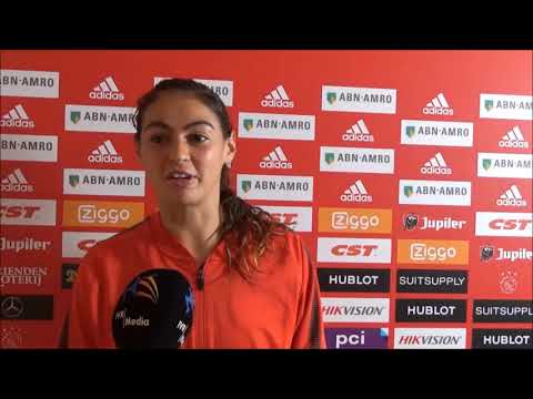 20180912 Interview with Sparta Praha player Christina Marie Burkenroad after the UEFA Women Champion