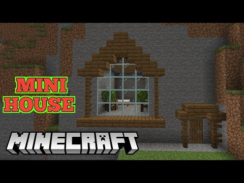 Build A Mini Starter Survival House In Minecraft | minecraft starter house tutorial