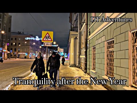 St. Petersburg Russia Walking Tour | Tranquility after the New Year / Russia