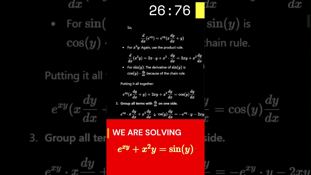 Solving Complex Implicit Functions Made Easy! 🔍 | Part 2