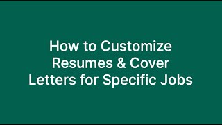 Customize Your Cover Letters and Resumes with EarnBetter for free!