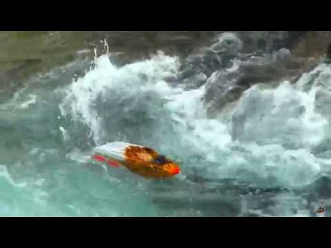 RC ADVENTURES - TURBULENT WATER - THRASHER JET BOATS vs WATERFALL - 5S Lipo - Streamline RC