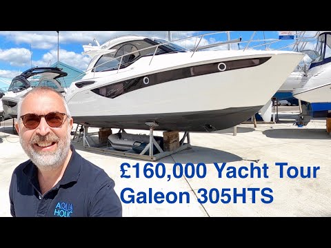 £160,000 Yacht Tour : Galeon 305 HTS
