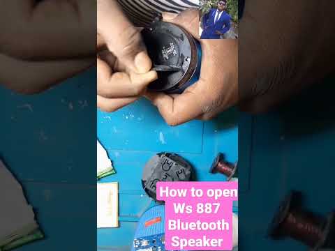 how to open ws 887 blutooth speaker | how to open blutooth speaker