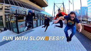 Rollerblading & Pedestrians, An Uplifting Session!