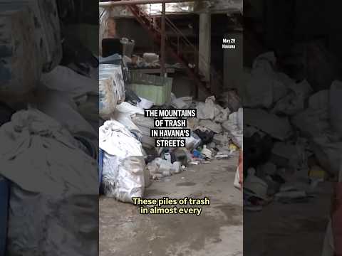The mountains of trash in Havana's streets