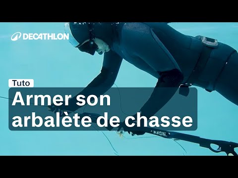 TUTO - Comment armer son arbalète de chasse sous-marine ? (tête fermée) 🤿 | Decathlon