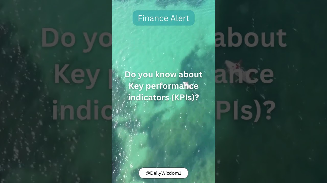 Do you know about Key performance indicators📊📈(KPIs)? #shorts #finance