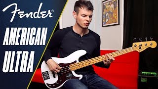 Video thumbnail for Introducing the Fender American ULTRA Precision Bass - Demo by Nathan Navarro by Nate Navarro