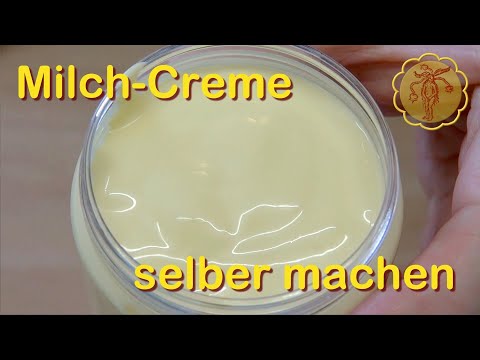 Make your own milk cream – super easy – very skin-friendly
