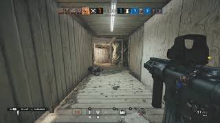 【R6S】1v2クラッチ カヴェイラが居ても動揺はダメ【スネーク(笑)実況プレイ】