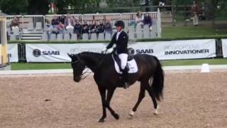 Elise Dressyr SM Strömsholm juni 2017 video