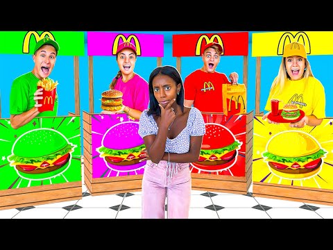 I OPENED A MC DONALD'S IN YOUR COLOR AT MY HOUSE IN REAL LIFE FOR 24 HOURS!🍟