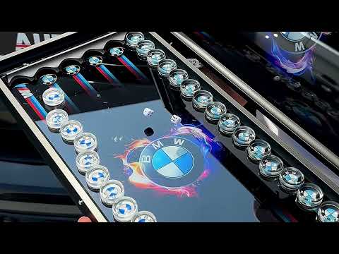 Нарды из стекла BMW M Performance 61х27х5см - фото 1 - id-p1466311607