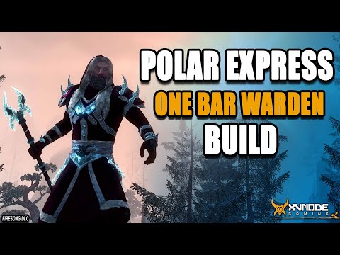 ❄️❄️ESO - Polar Express - One Bar Magicka Warden Build - (Firesong DLC) 🎅🎅🎅